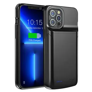 Audio Uitgang Power Case Voor Iphone 13 Mini 13 Pro Max Accu Oplader Case Smart Telefoon Cover Voor Iphone 13 Power Bank Case