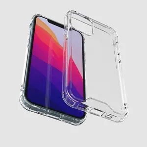 Die schwarze Freitag Verkauf Handy hülle für iPhone 13 Pro Max Rückseite transparente PC TPU-Abdeckungen