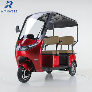 CEE 3 roda passageiro motocicleta 100KM Rang triciclos elétricos moto com telhado - Product Image 2