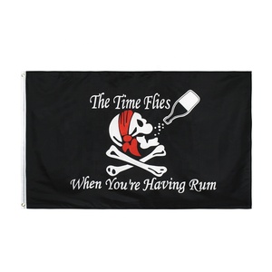 Maßgefertigtes Gewebtes Stoffbanner Inspiriert vom Legendären Piraten Blackbeard <span class=keywords><strong>Edward</strong></span> <span class=keywords><strong>Teach</strong></span> - Product Image 2