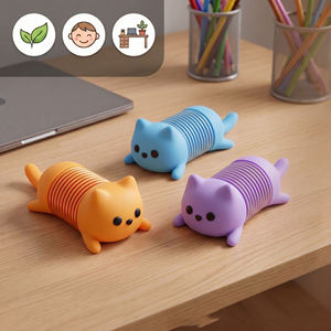 Figurine de chat flexible et oscillante imprimée en 3D FDM personnalisée, modèle de chaton créatif, jouet anti-stress pour enfants, idéal pour les fêtes - Product Image 6