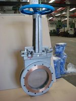 Vanne à lame coulissante manuelle à bride DN650 150lb en acier inoxydable 316 pour l'eau