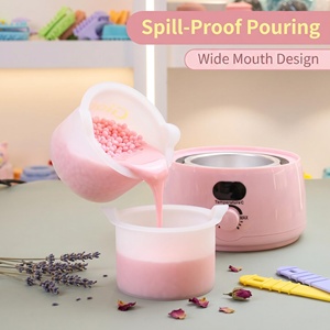 Bol de remplacement en silicone antiadhésif réutilisable pour chauffe-cire, anti-débordement, à large ouverture, facile à nettoyer, pour la fusion de cire dure en grains - Product Image 6
