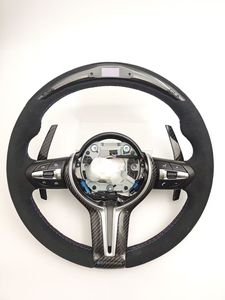 Volante LED <span class=keywords><strong>de</strong></span> fibra <span class=keywords><strong>de</strong></span> carbono personalizado para <span class=keywords><strong>BMW</strong></span> 2 3 4 5 6 Series G20 G29 G22 G26 G30 G31 G01 G02 G05 G06 G14 G15 G80 - Product Image 3