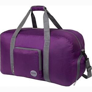 Échantillon gratuit Sac de voyage pliable personnalisé imperméable et résistant aux déchirures avec compartiment pour chaussures pour hommes et femmes - Product Image 1