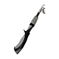 Canne à pêche télescopique personnalisée avec logo pour adultes et enfants, mini canne de poche 1,2m-1,6m, moulinet de pêche à lancer lent et jigging