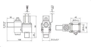 Van Điện Từ Nước Cảm Biến Hồng Ngoại DC 4.5 V 6 V Cho Vòi Rửa Tay Phòng Tắm Có Điều Khiển Lưu Lượng - Product Image 2
