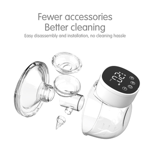 Tiralatte Elettrico Portatile Indossabile Silenzioso con Batteria al Litio Ricaricabile e Modalità di Massaggio Multiple per Mamme che Allattano - Product Image 6