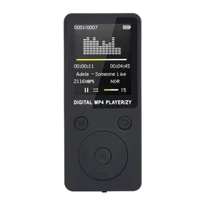 Drops hip MP4 1,8-Zoll-TFT-Display Musik-Player Verlustfreier Sound Walkman Tragbarer MP3-MP4-Player