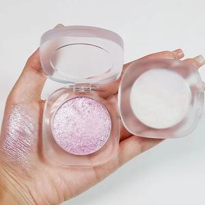 Iluminador de Ojos Personalizado con Brillo Camaleón Champán, Paleta de Sombras de Ojos Iridiscentes de un Solo Color, <span class=keywords><strong>Maquillaje</strong></span> de Hadas con Logotipo - Product Image 4