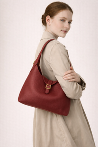 Groothandel China Fabriek Op Maat Echt Leder Minimalistische Hobo Schoudertas voor Vrouwen - Product Image 6