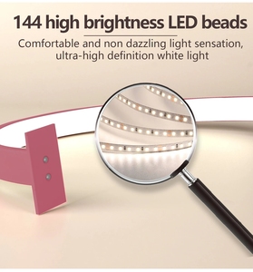 Luz de manicura de uñas de media luna, lámparas de escritorio para salón LED, 25W, recepción, manicura, salón de uñas, lámpara de mesa LED - Product Image 4