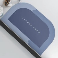 Tapis de bain en velours de cristal ultra doux, antidérapant, avec endos en caoutchouc, super absorbant, séchage rapide, tapis de sol écologique pour salle de bain