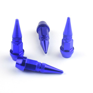 Bullet Shape Tire Valve <b>Stem</b> <b>Caps</b> 45mm Stainless Steel Tubeless For Car Bike Motorcycle Retrofit Upgrade - Product Image 2