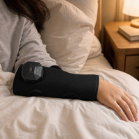 Masseur sans fil à compression d'air pour avant-bras et poignets, enveloppant, rechargeable 2200 mAh