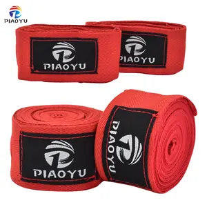 Piaoyu, correas de boxeo para adultos, 3m/5M, envolturas de mano de algodón absorbentes de sudor para Muay Thai, entrenamiento de combate, Fitness, gimnasio, modelo de juego de uso