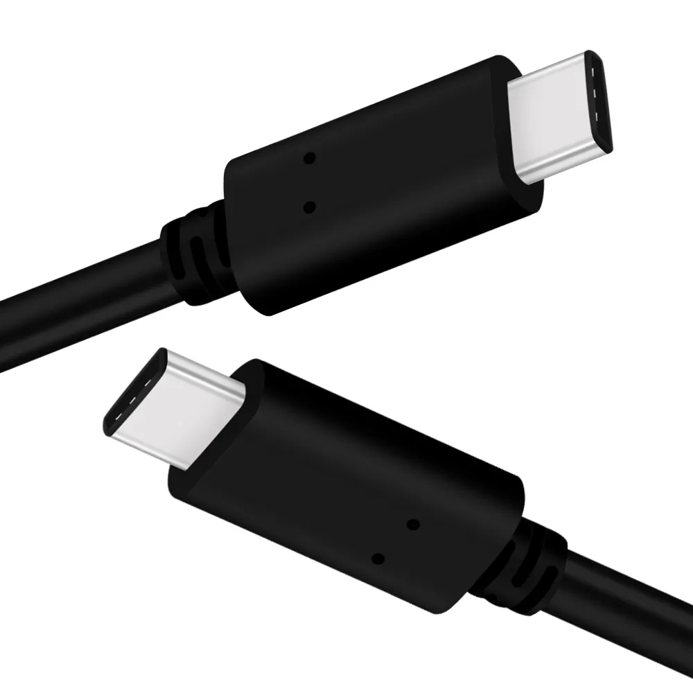 PD60W USB to C Cable PVC USB Type C QC3.0 Data Sync USB Phone Charging Cable 1M Black for Samsung Huawei Xaiaomi Phone charging