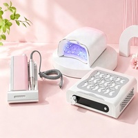 Ensemble de manucure 2086 S Butterfly, perceuse à ongles 35000 tr/min, lime à ongles professionnelle pour le retrait et le polissage des ongles en acrylique et en gel