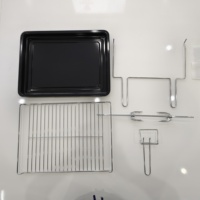 Four à convection électrique 60L avec rôtissoire, four de cuisson multifonctionnel de comptoir, CE CB, OEM CBU SKD CKD, MOQ 496