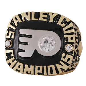 Bague de championnat des Flyers de Philadelphie de 1974, alliage de haute qualité électro-plaqué, bague tendance pour homme, vente directe d'usine - Product Image 2