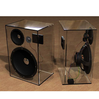 VONVIK — présentoir personnalisé pour haut-parleur, en plexiglas, Perspex, acrylique, Mini boîte, bricolage