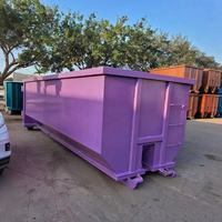 Conteneur à déchets à roulettes conçu pour la collecte de déchets à fort volume