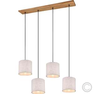 Pendeleuchte 'Elmau' 4flg níquel/peso (9829639000) - Product Image 1