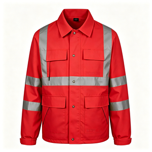 Veste et pantalon de travail de protection ignifuges, tenue de sécurité résistante aux flammes avec fonction imperméable - Product Image 1