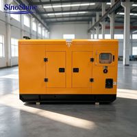 Générateur d'électricité SinoShine 100KVA 80KW triphasé 400V 50Hz silencieux refroidi par eau avec ATS pour l'alimentation de secours des hôtels