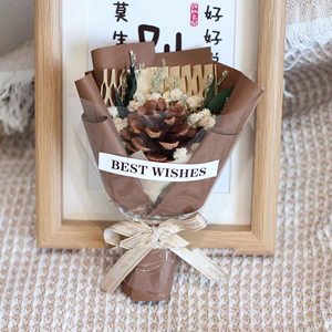 Décoration pour sortie d'air <span class=keywords><strong>de</strong></span> voiture, bouquet <span class=keywords><strong>de</strong></span> fleurs séchées miniatures pour la fête des mères - Product Image 6