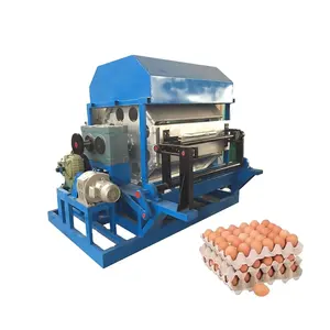 high quality cardboard waste pulp egg trays carton making machine with brick oven dryer