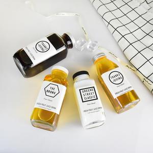 Bán Buôn 12 Oz 16Oz 500Ml Chai Nước Giải Khát Thủy Tinh Rỗng Rõ Ràng Pháp Vuông Orange Máy Ép Trái Cây <span class=keywords><strong>Jar</strong></span> Chai Đối Với Uống - Product Image 4