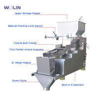 Weighlin neue Version 1 2 3 4 Kopf dreistufige Vibrator Feeder lineare Waage große Granulate Walnüsse Kartoffel chips Pralinen