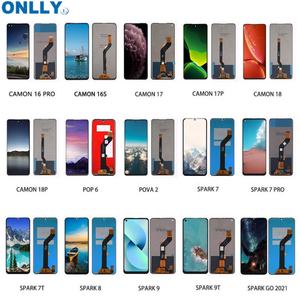 อะไหล่หน้าจอสัมผัสสำหรับหน้าจอ LCD 10C Tecno อุปกรณ์เสริมสำหรับโทรศัพท์มือถือ100% ผ่านการทดสอบแล้ว - Product Image 6