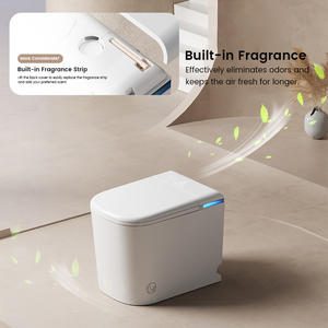 Toilette intelligente télécommandée intelligente avec distributeur de parfum pour petites salles de bain - Product Image 5