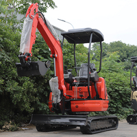 Mini-excavatrice sur chenilles de 2,5 tonnes à moteur EPA, petite pelle hydraulique compacte pour la construction et l'agriculture – Meilleures ventes