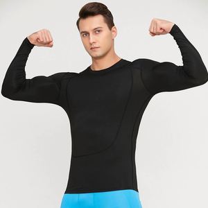 เสื้อกีฬาแขนยาวรัดกล้ามเนื้อ แห้งเร็ว ยืดหยุ่นสูง ราคาโรงงาน - Product Image 6