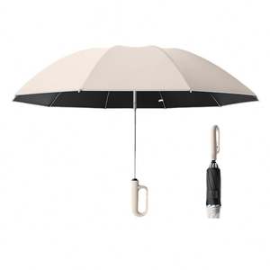Customizable Logo <b>Large</b> Size Automatic Folding <b>Umbrella</b> Inner Ring Buckle Windproof 3 Fold <b>Umbrellas</b> with Uv <b>Umbrella</b> - Product Image 1