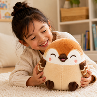 Jouet en peluche d'oiseau sur mesure de grande taille, personnalisé, doux et câlin, fabriqué en usine