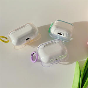 Candy Color 3D Cute Bow Knot Clear TPU Funda para auriculares para <span class=keywords><strong>Airpods</strong></span> <span class=keywords><strong>Pro</strong></span> 3rd Generation Función a prueba de golpes - Product Image 3