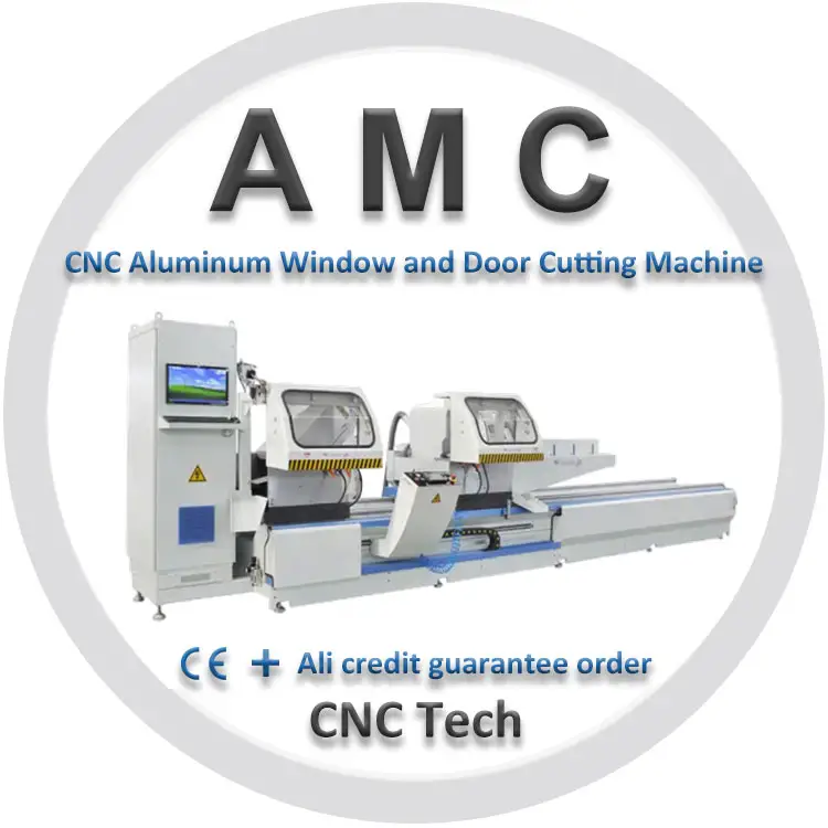 All-In-One Aluminum And UPVC Profile CNC Cutting Center Of Window Machine