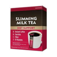 Ultra-thin Instant Coffee Sachets Garcinia Cambogia Dietary Fiber B Vitamins Slim Energy-Boosting 100g Medium Dark Roast 100%