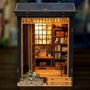 Maison miniature en bois de style japonais XW02, jouet d'assemblage créatif pour le développement intellectuel des jeunes - Product Image 5