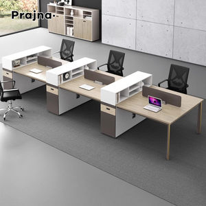 Mới nhất thiết kế sang trọng máy tính bàn di động nội thất văn phòng hiện đại bàn & Máy Trạm cho nhân viên văn phòng - Product Image 1