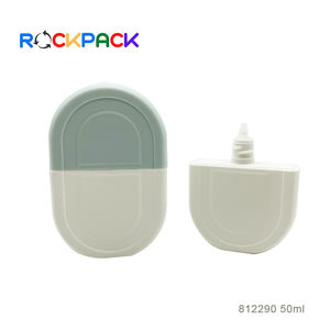 ขวดบีบครีมกันแดดสีฟ้าอ่อนพลาสติกขนาด 50 มล. - Product Image 5