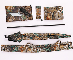 Nuovo miglior prezzo di moda grande Camouflage metà riparo da pesca Patio ombrello con inclinazione - Product Image 2