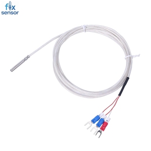 Sonde de température étanche <span class=keywords><strong>PT100</strong></span> RTD à 3 fils en acier inoxydable avec câble pour contrôleurs PID <span class=keywords><strong>Arduino</strong></span> DIY et contrôle de processus - Product Image 1