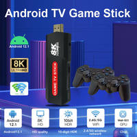 Console de jeu TV double système d'exploitation X2 PLUS, deux manettes sans fil 2.4G, 4K HD, extension 64 Go et 256 Go, multijoueur