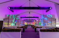Panneaux Led transparents à maille ultra fine pour poster TV matriciel à Led transparent écran LED transparent prix