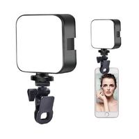 Lampe de poche LED rechargeable portable mini RGB Ay-83, température de couleur réglable pour téléphones portables, selfie, vidéo, maquillage